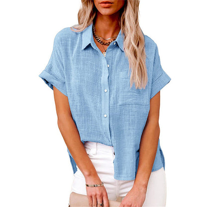Émilienne | Short-Sleeve Button-Down Shirt