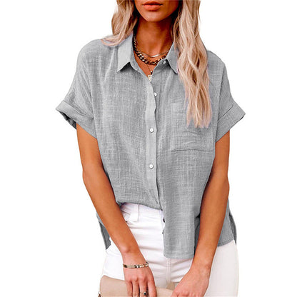 Émilienne | Short-Sleeve Button-Down Shirt