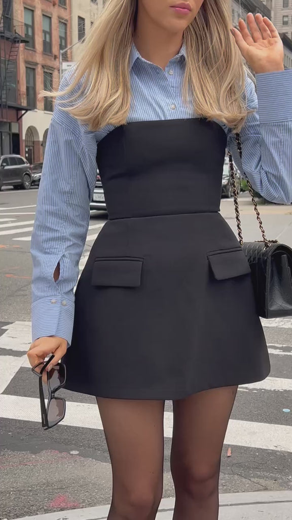 Ludivine | Strapless A-Line Cocktail Mini Dress
