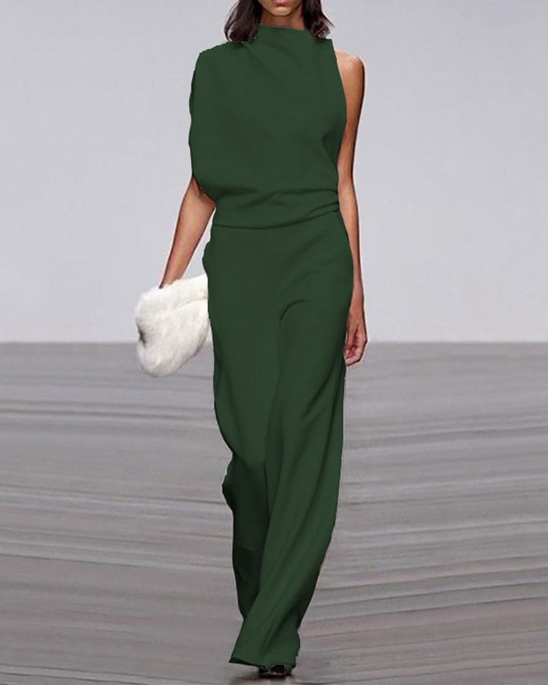Serena | Sleeveless Wide Leg Jumpsuit