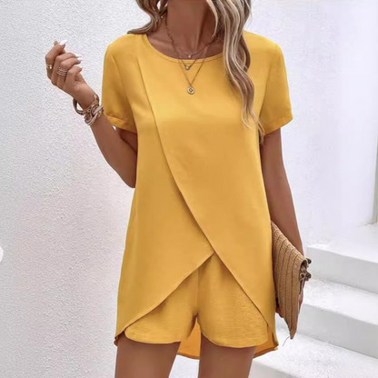 Sabeline | Wrap Top & Shorts Co-ord Set