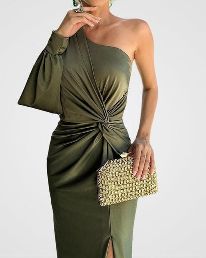 Brigitte | Bodycon Column Maxi Dress