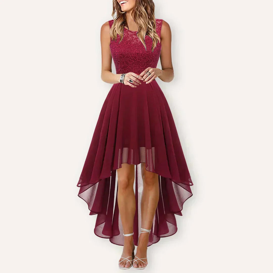 Adair | High-Low Wedding Guest Midi Dress