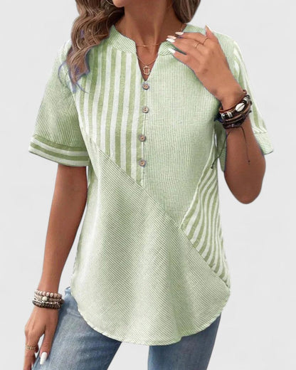 Marisol | Striped Relaxed Fit Blouse