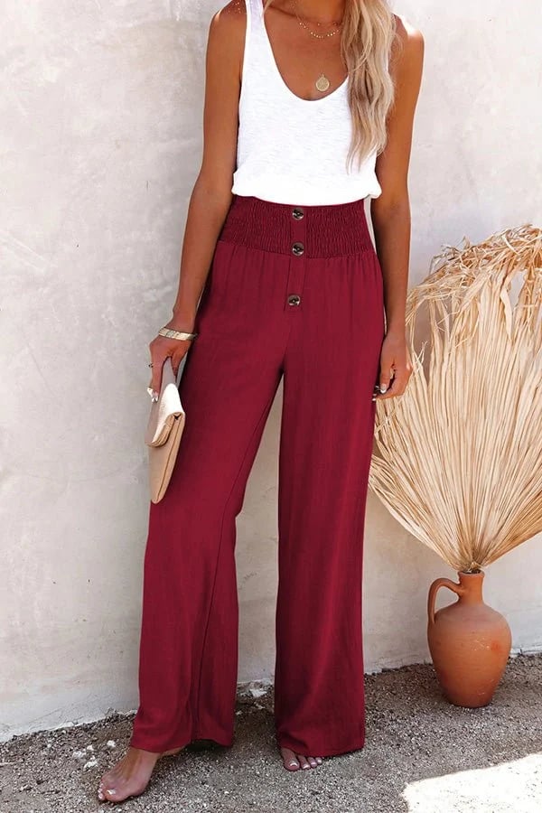 Pélagie | High-Waist Wide-Leg Trousers