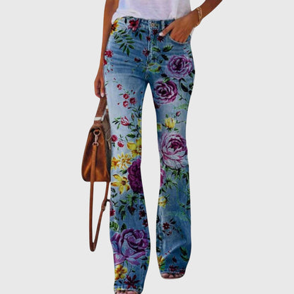 Flora | Floral Wide Leg Pants