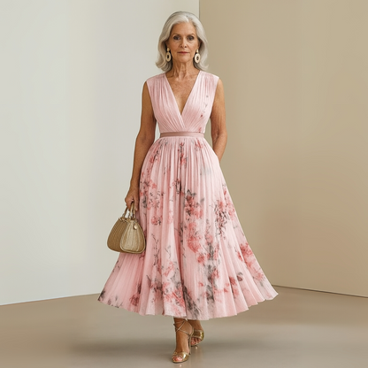 Solene | Watercolor Summer Maxi Dress