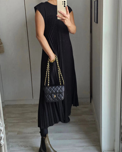 Serelina | Pleated Maxi Cocktail Dress