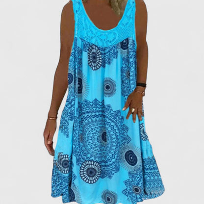 Calista | Boho Summer Midi Dress