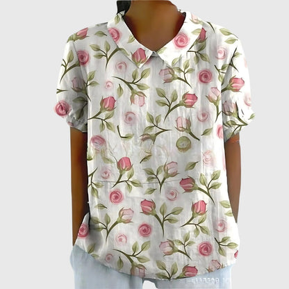Adriana | Floral Relaxed Fit Blouse