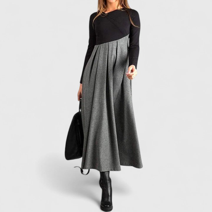 Pascale | Long-Sleeve Fall Maxi Dress