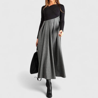 Pascale | Long-Sleeve Fall Maxi Dress