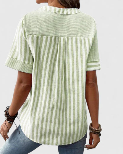 Marisol | Striped Relaxed Fit Blouse