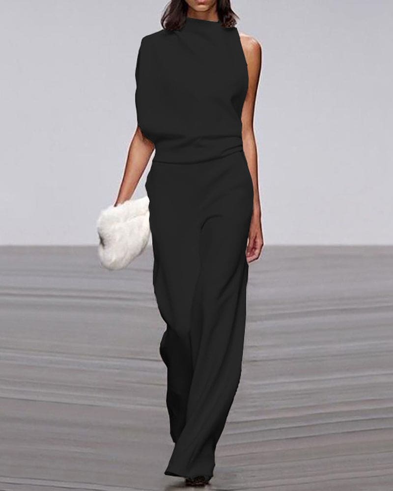 Serena | Sleeveless Wide Leg Jumpsuit