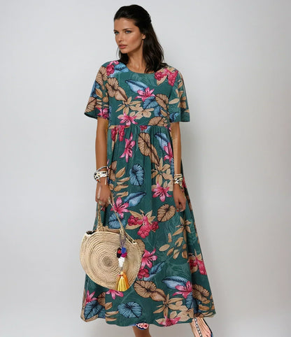 Agathe | Floral Summer Maxi Dress