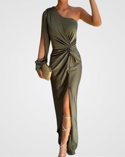 Brigitte | Bodycon Column Maxi Dress
