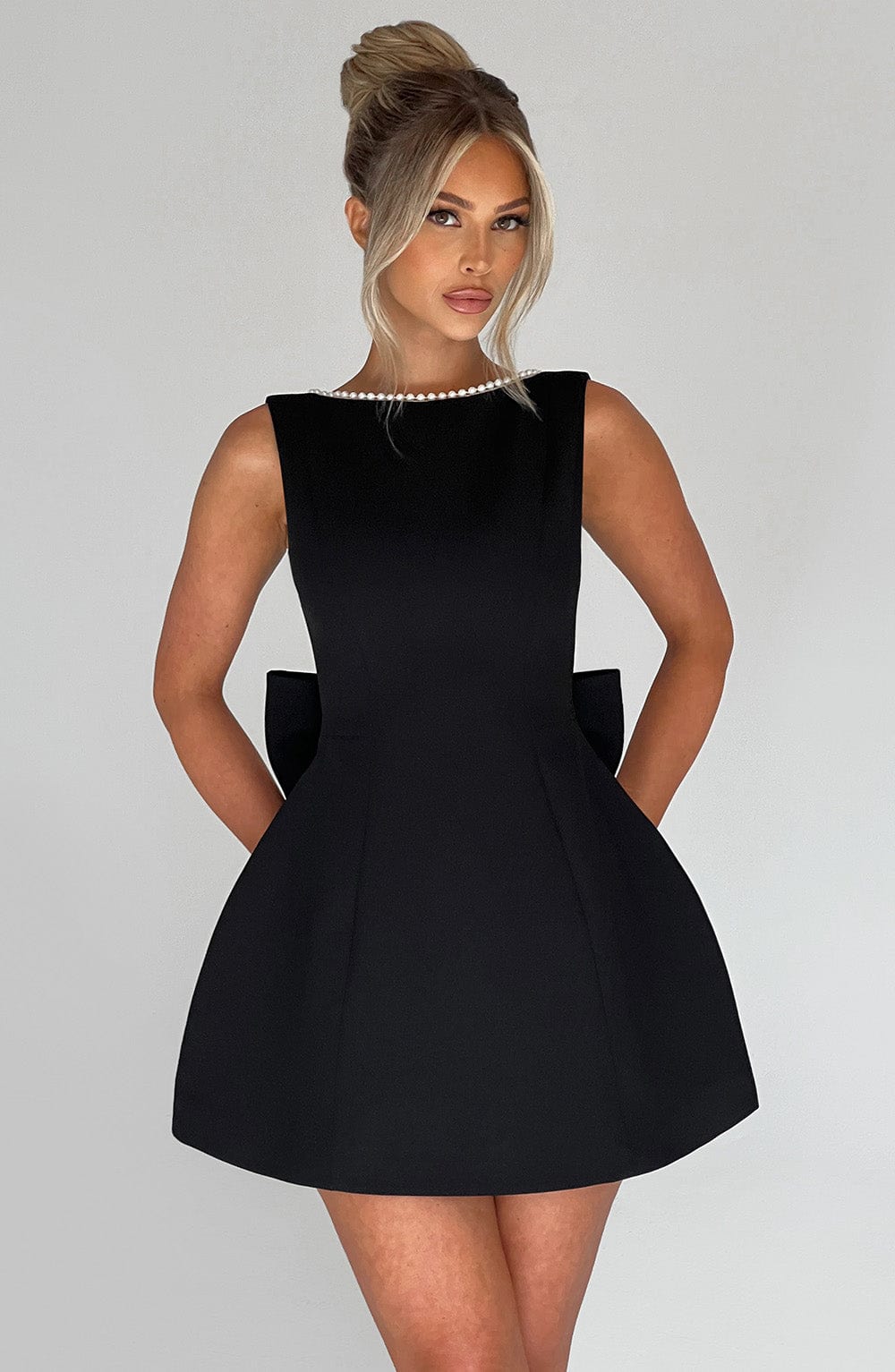Kylie | Structured Wedding Guest Mini Dress