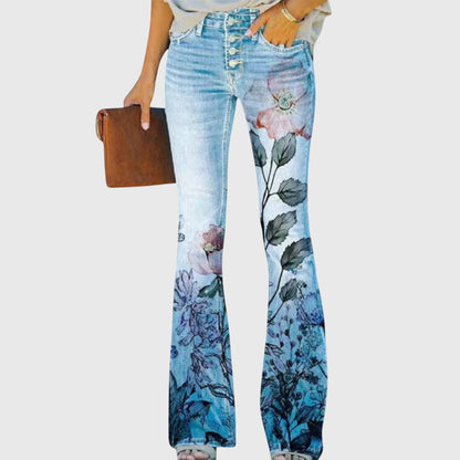 Flora | Floral Wide Leg Pants
