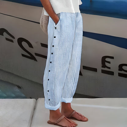 Bellamy | Elastic Waist Pants With Pockets