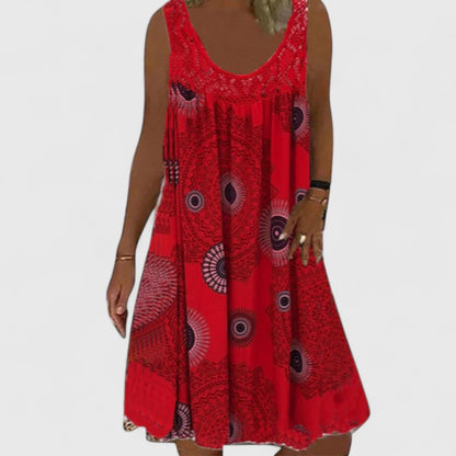 Calista | Boho Summer Midi Dress