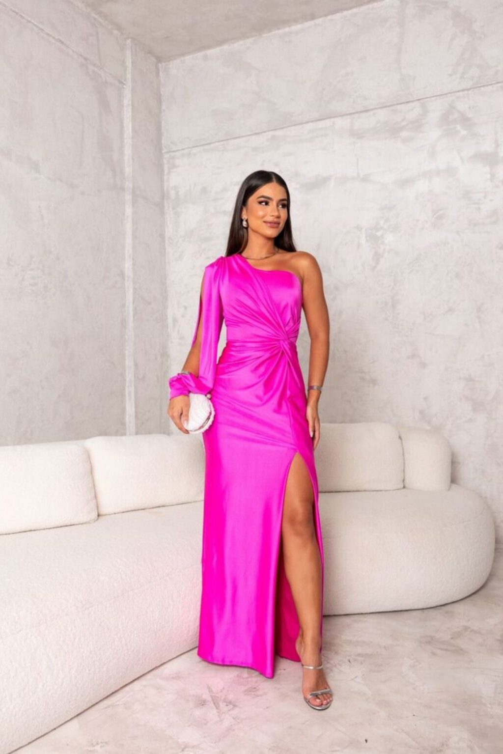 Ismara | One-Shoulder Maxi Wedding Guest Dress