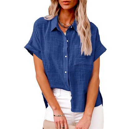 Émilienne | Short-Sleeve Button-Down Shirt