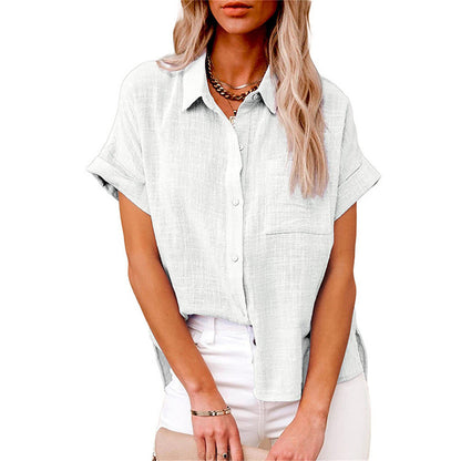 Émilienne | Short-Sleeve Button-Down Shirt
