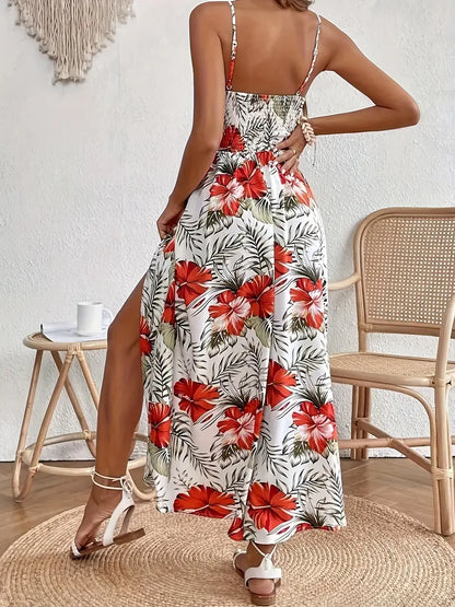 Apolline | Floral Midi Wedding Guest Dress