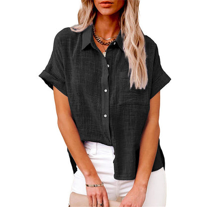 Émilienne | Short-Sleeve Button-Down Shirt