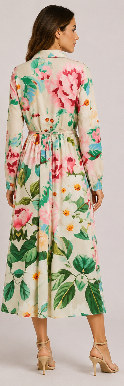 Albane | Summer Floral Maxi Dress