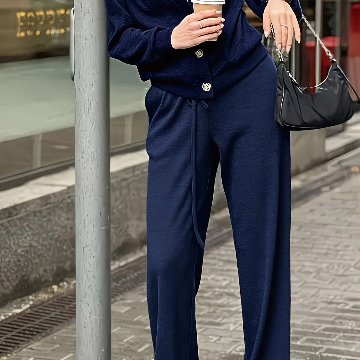 Mariska | Button-Front Jacket & Trouser Set