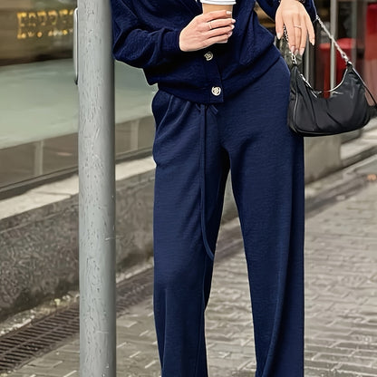 Mariska | Button-Front Jacket & Trouser Set