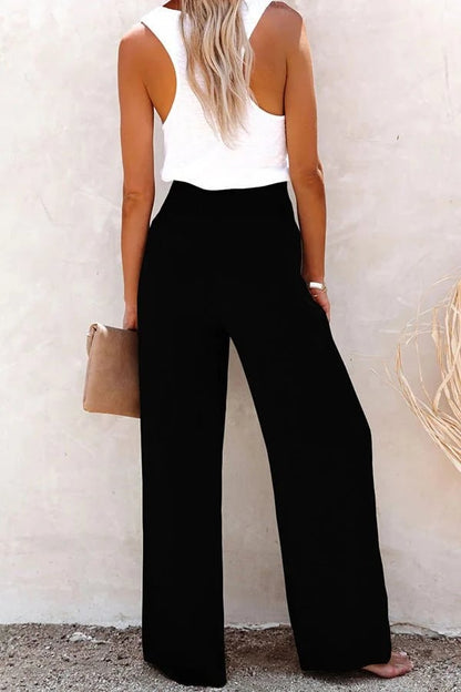 Pélagie | High-Waist Wide-Leg Trousers