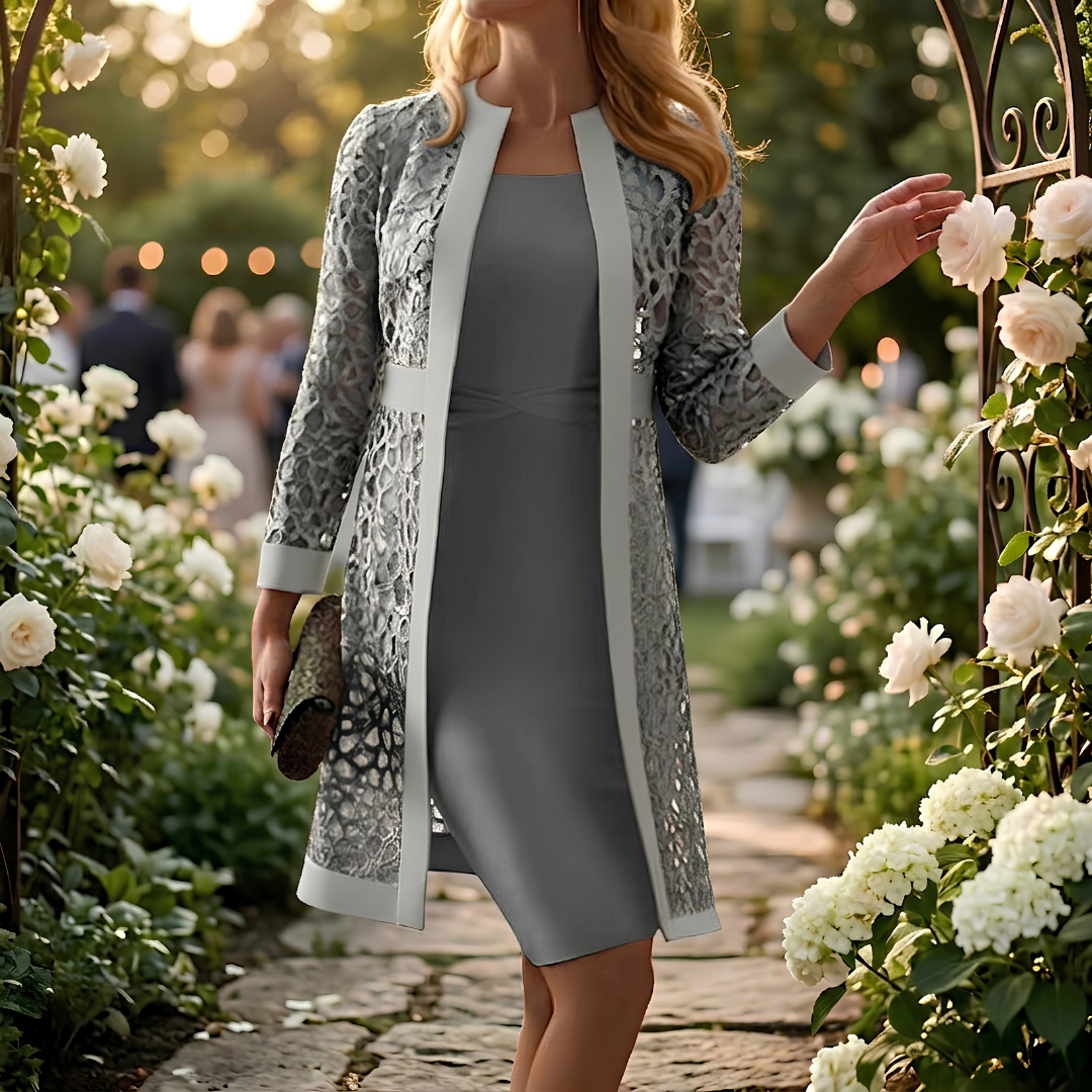 Vérène | Two-Piece Lace Evening Set