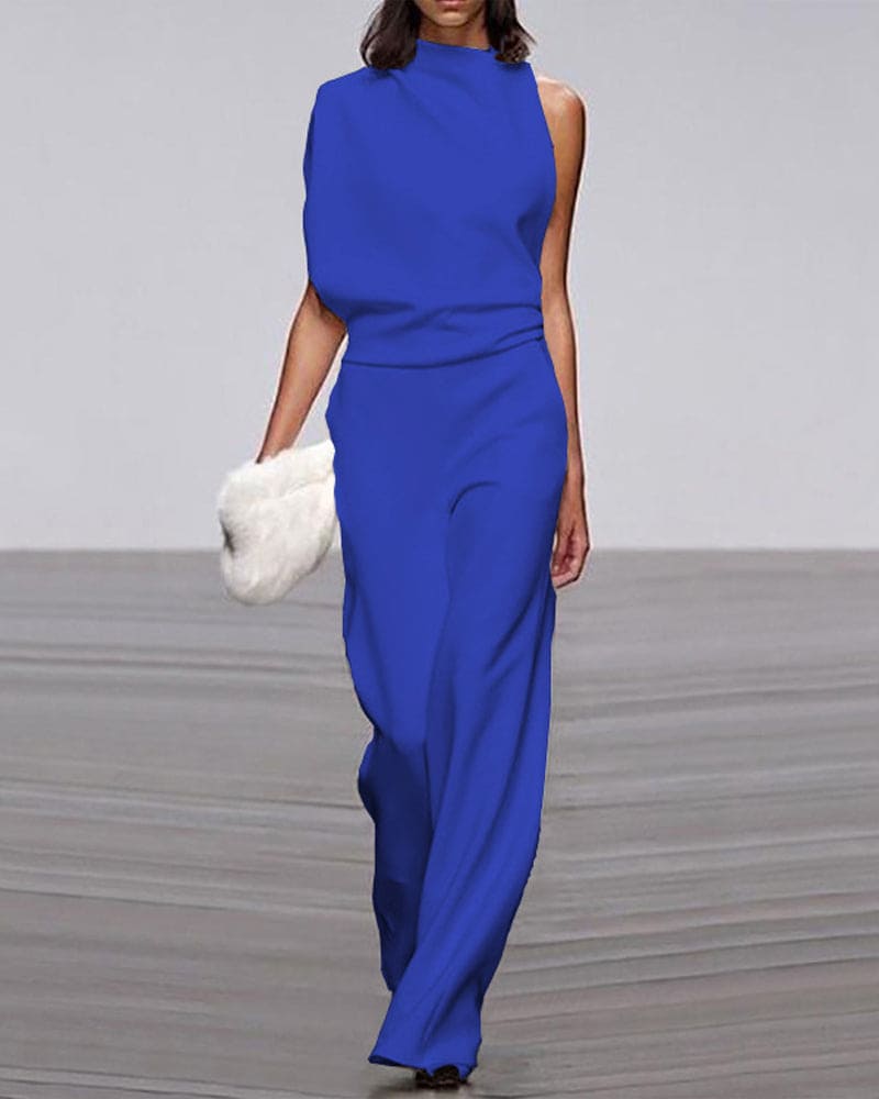 Serena | Sleeveless Wide Leg Jumpsuit