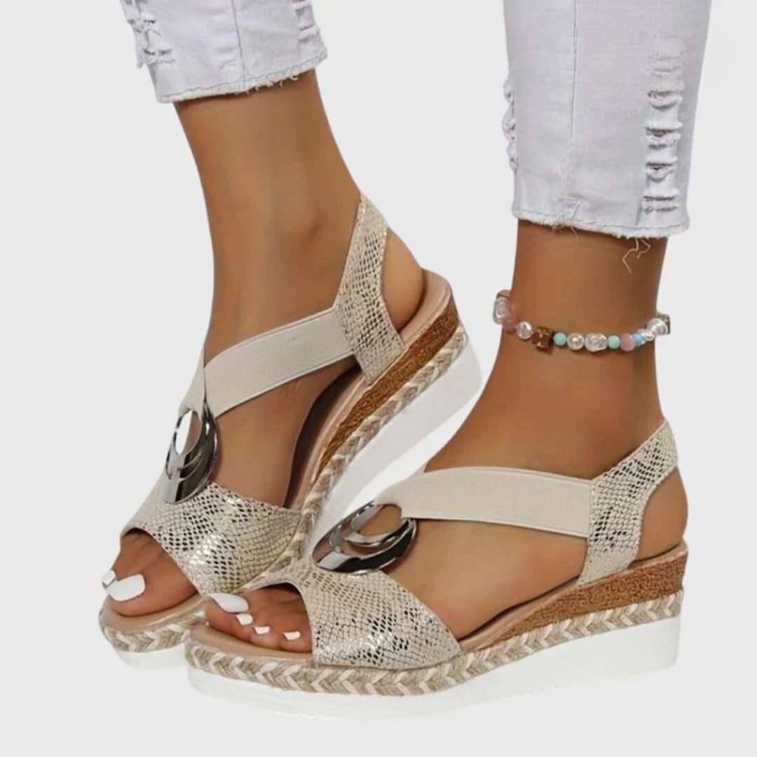 Odette | Cross-Strap Footbed Slide Sandals