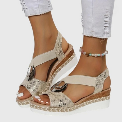 Odette | Cross-Strap Footbed Slide Sandals