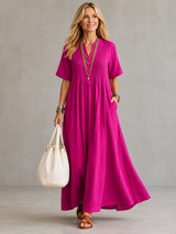 Ottavie | Pleated Maxi Dress