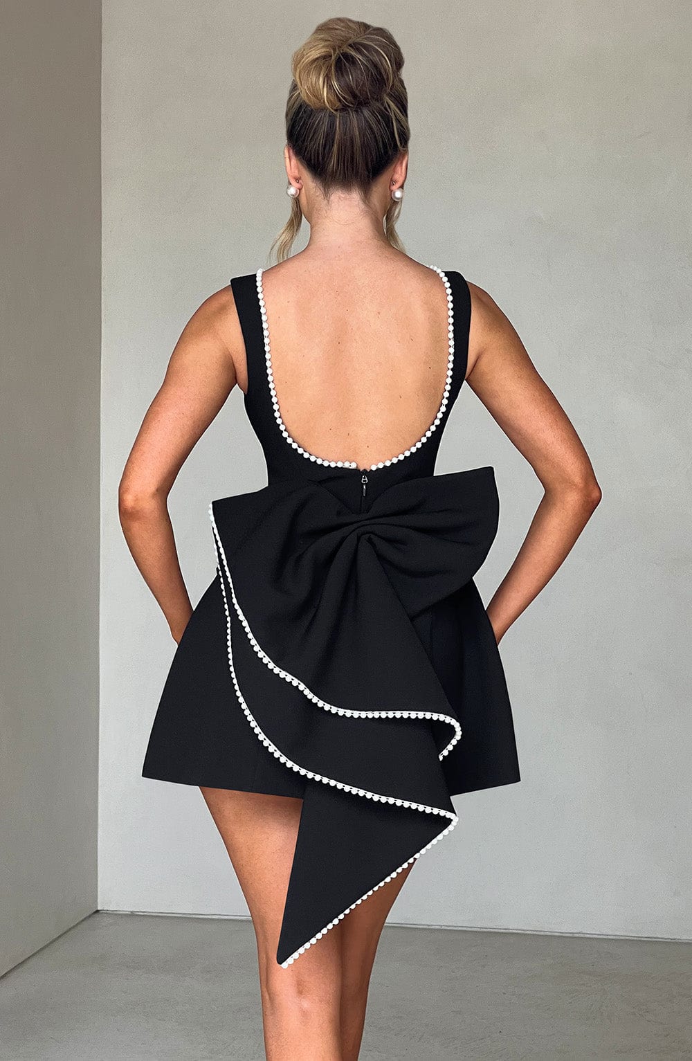 Kylie | Structured Wedding Guest Mini Dress