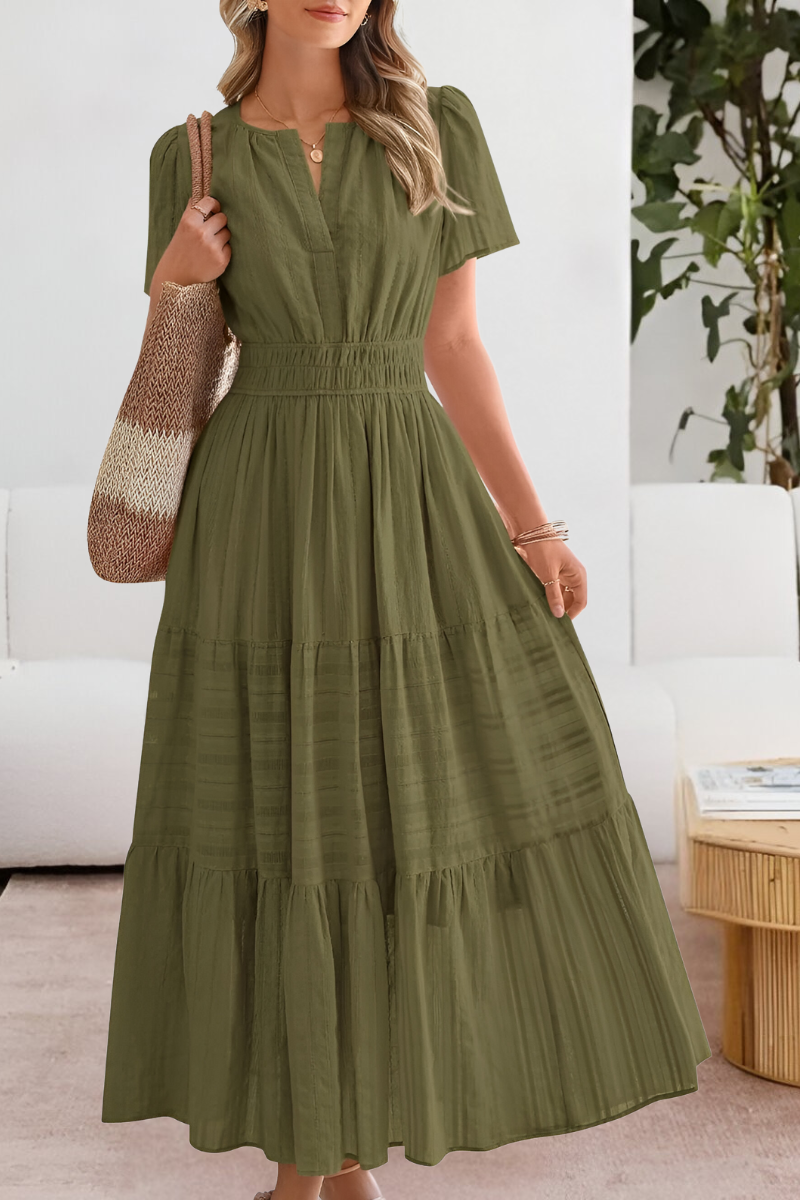 Pénélope | Flowing Boho Maxi Dress