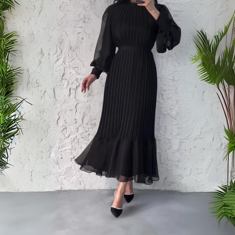 Sabrina | Mesh-Panel Evening Gown