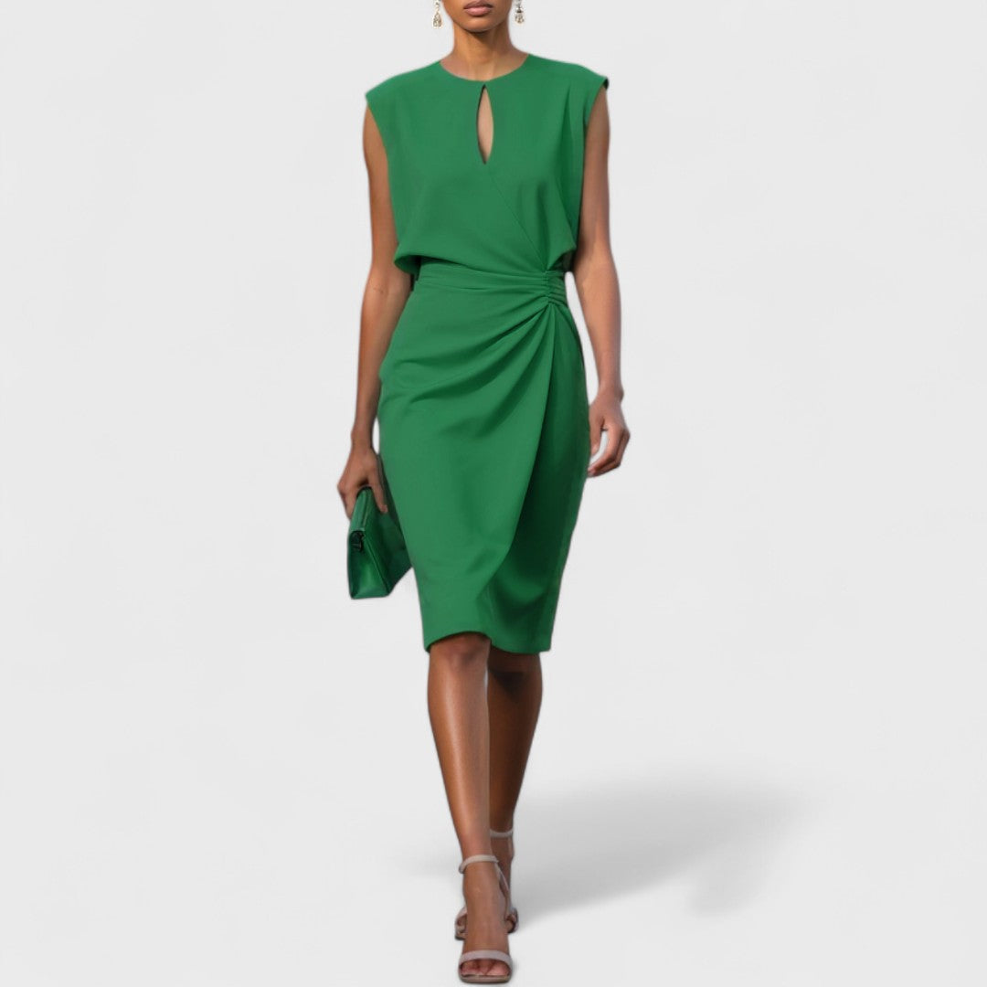 Celiane | Elegant Midi Dress for Work and Events