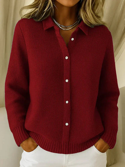 Harriet | Longline Knit Button Cardigan
