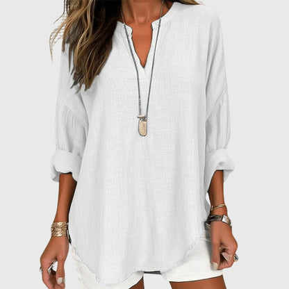 Roxanne | Flowy Long Sleeve Beach Shirt