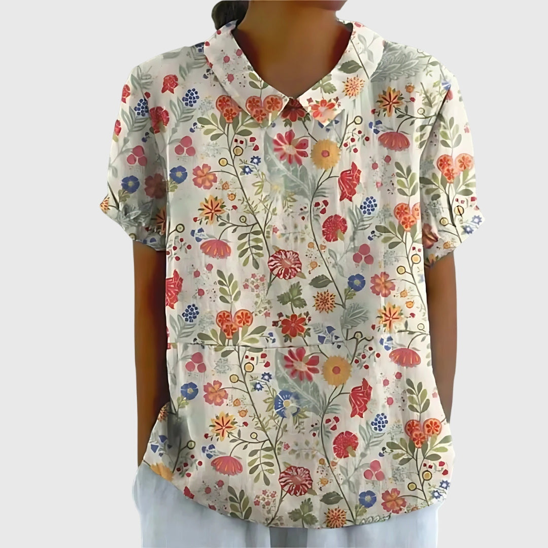 Adriana | Floral Relaxed Fit Blouse