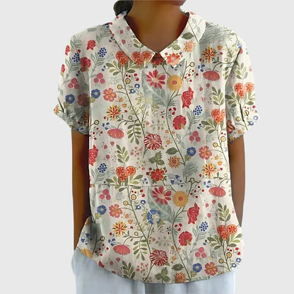 Adriana | Floral Relaxed Fit Blouse