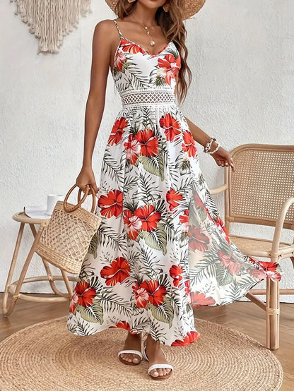 Apolline | Floral Midi Wedding Guest Dress