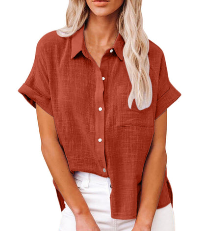 Émilienne | Short-Sleeve Button-Down Shirt