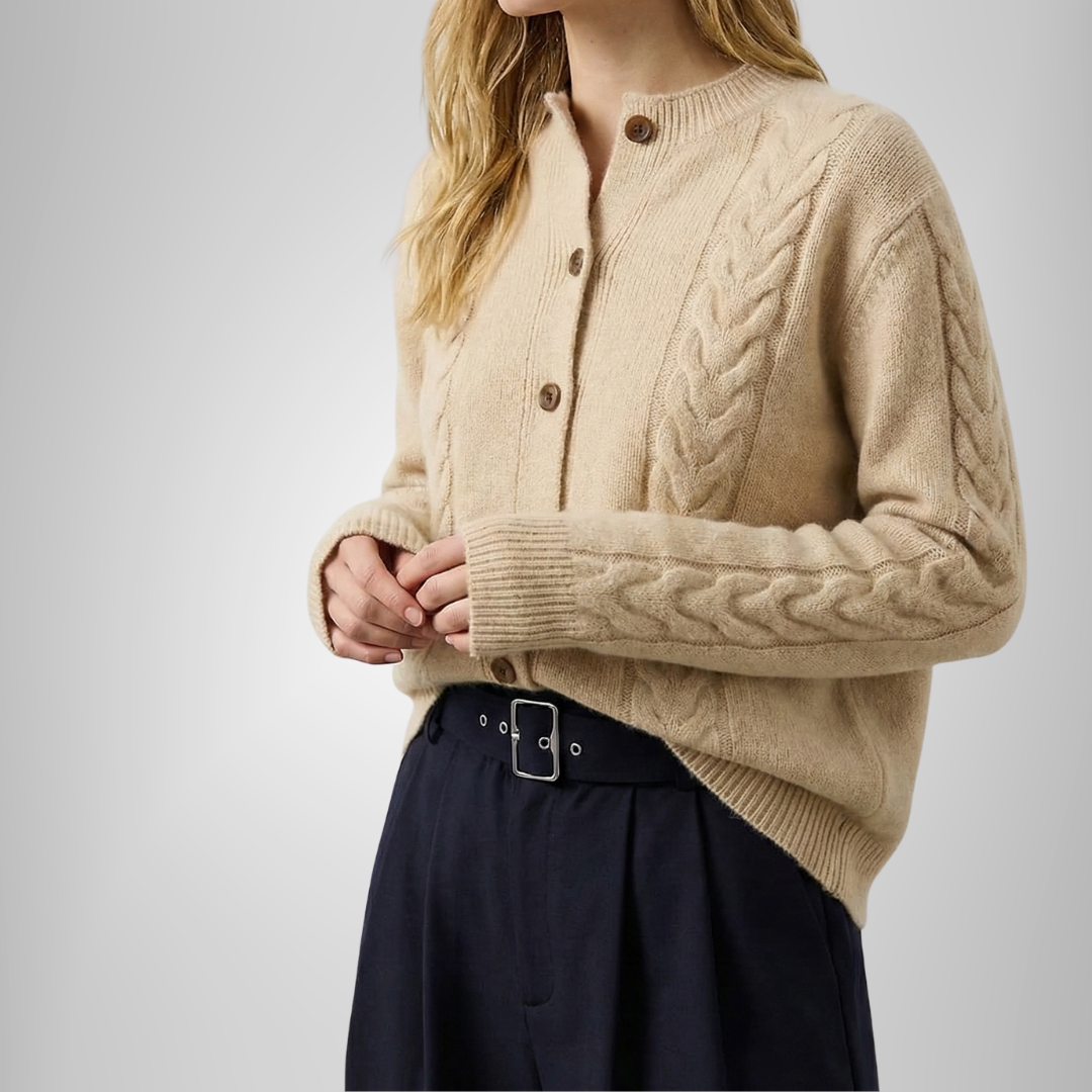 Ilse | Cable Knit Cardigan