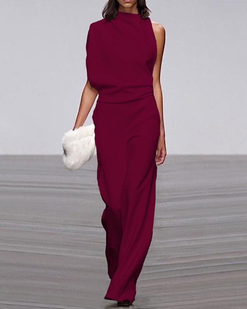 Serena | Sleeveless Wide Leg Jumpsuit